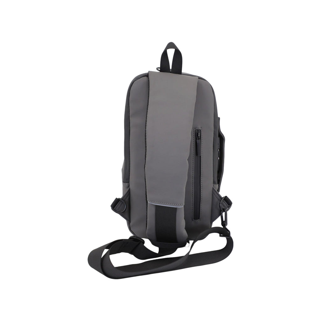 Executive Tech Smell Proof Crossbody w/USB-C Fast Charge Port + Hidden Lock (FireBar Labs x PBAL) Safely Fashion Powered by FireBar Labs