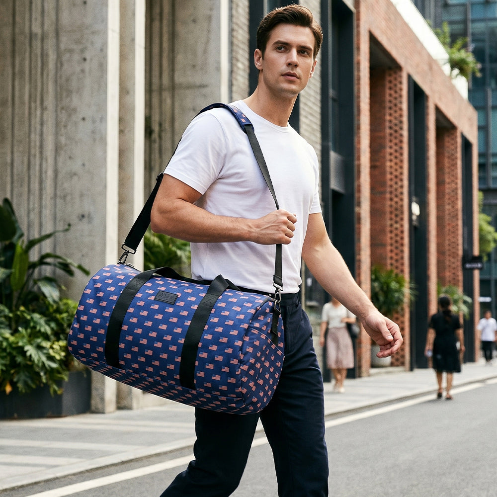 Essential Smell Proof Max Duffle Bag - Fashionable, Discreet + Hidden Lock (FireBar Labs x PBAL) Safely Fashion Powered by FireBar Labs