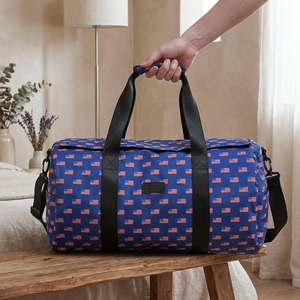 Essential Smell Proof Max Duffle Bag - Fashionable, Discreet + Hidden Lock (FireBar Labs x PBAL) Safely Fashion Powered by FireBar Labs