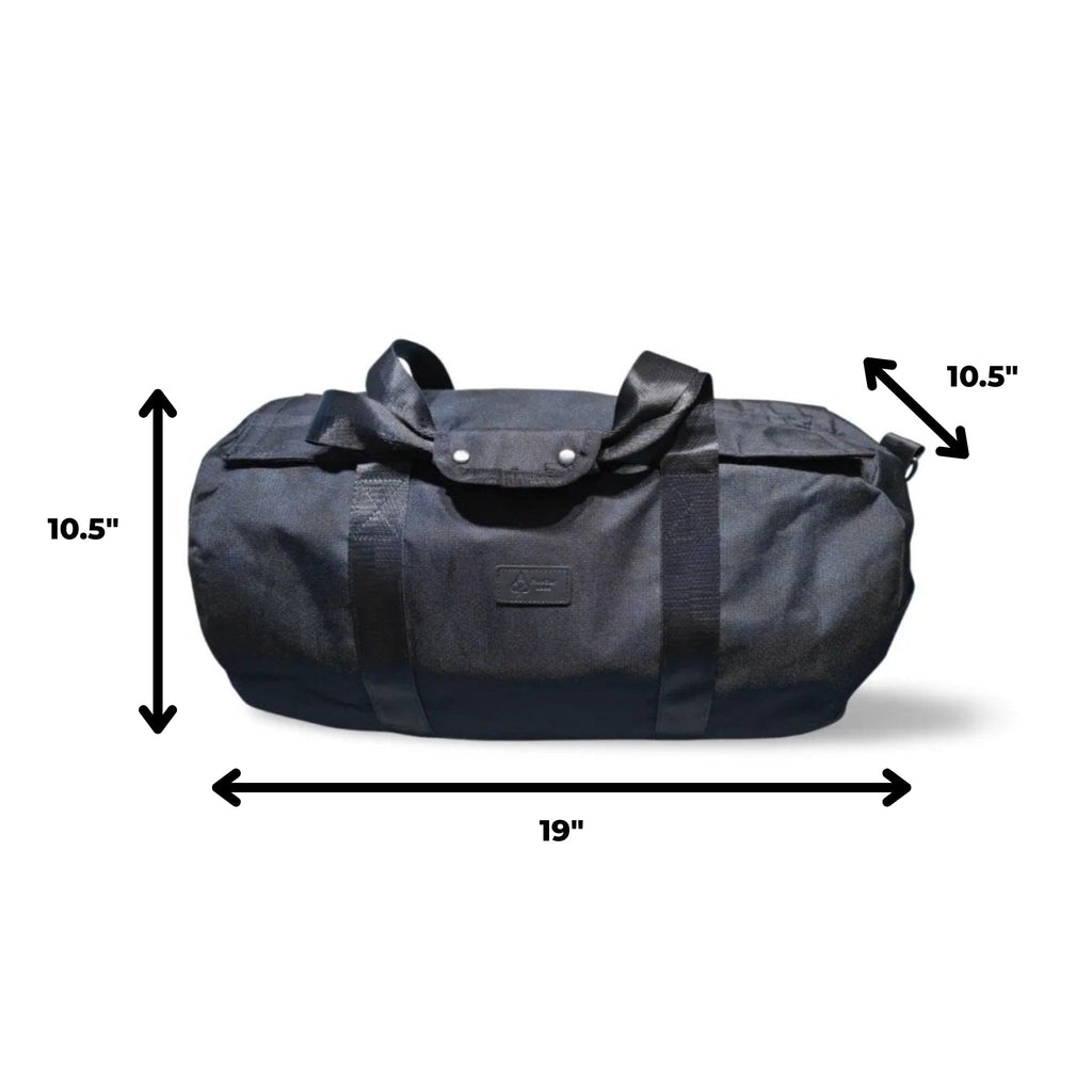 Essential Smell Proof Max Duffle Bag - Fashionable, Discreet + Hidden Lock (FireBar Labs x PBAL) Safely Fashion Powered by FireBar Labs