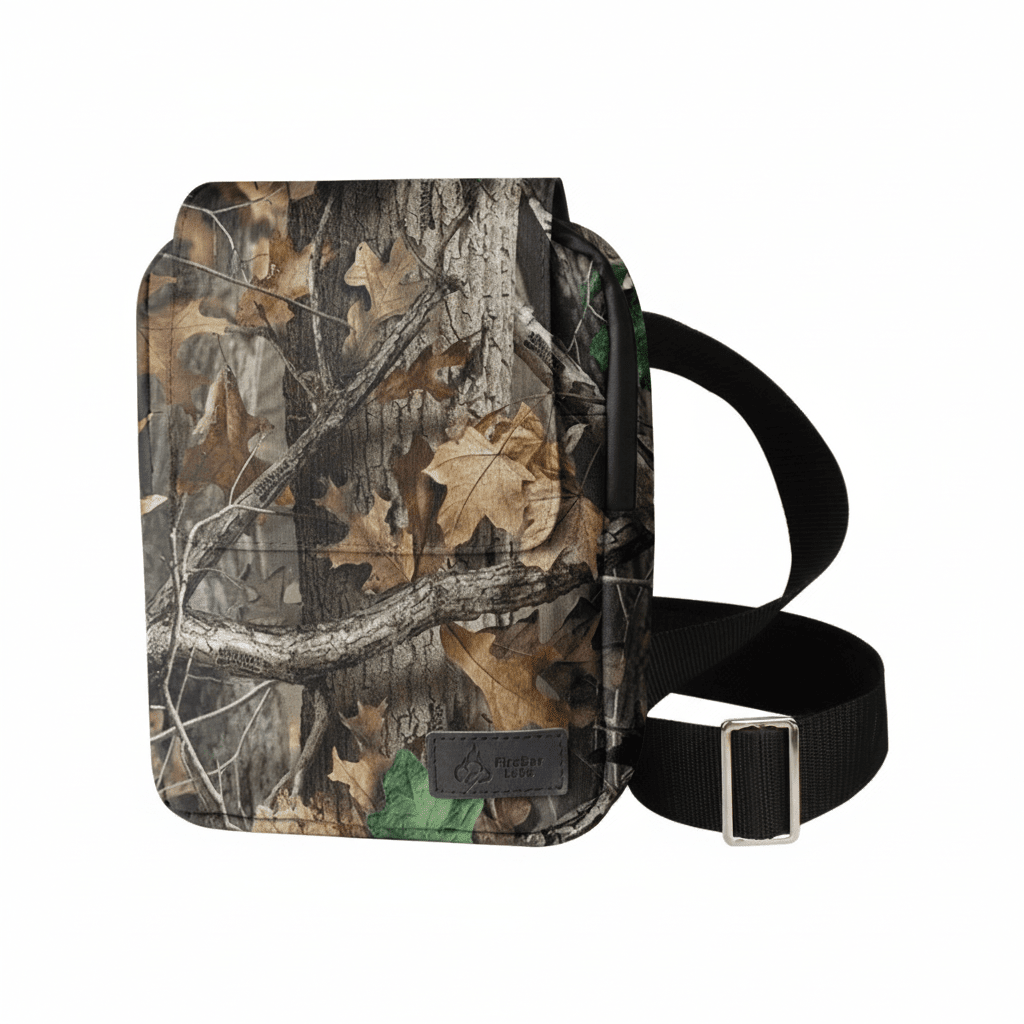 Essential Smell Proof Messenger Bag - Fashionable, Discreet + Hidden Lock (FireBar Labs x PBAL) Safely Fashion Powered by FireBar Labs
