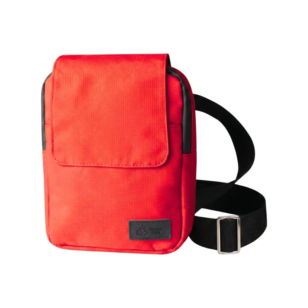 Essential Smell Proof Messenger Bag - Fashionable, Discreet + Hidden Lock (FireBar Labs x PBAL) Safely Fashion Powered by FireBar Labs