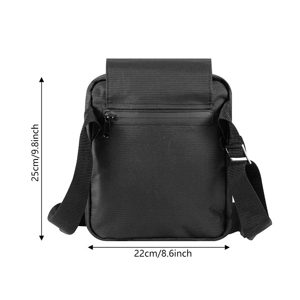 Essential Smell Proof Messenger Bag - Fashionable, Discreet + Hidden Lock (FireBar Labs x PBAL) Safely Fashion Powered by FireBar Labs