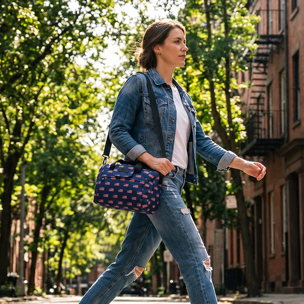 Essential Smell Proof Mini Duffle Bag - Fashionable, Discreet + Hidden Lock (FireBar Labs x PBAL) Safely Fashion Powered by FireBar Labs