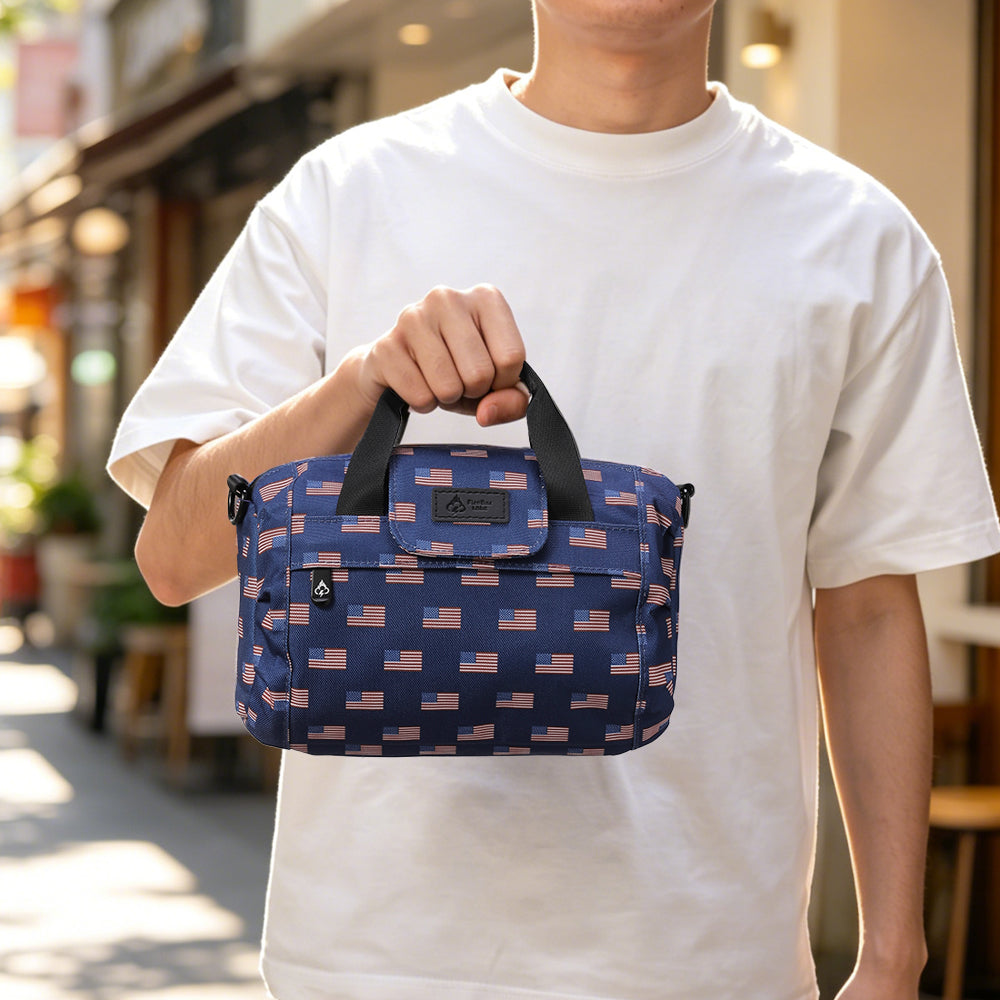 Essential Smell Proof Mini Duffle Bag - Fashionable, Discreet + Hidden Lock (FireBar Labs x PBAL) Safely Fashion Powered by FireBar Labs