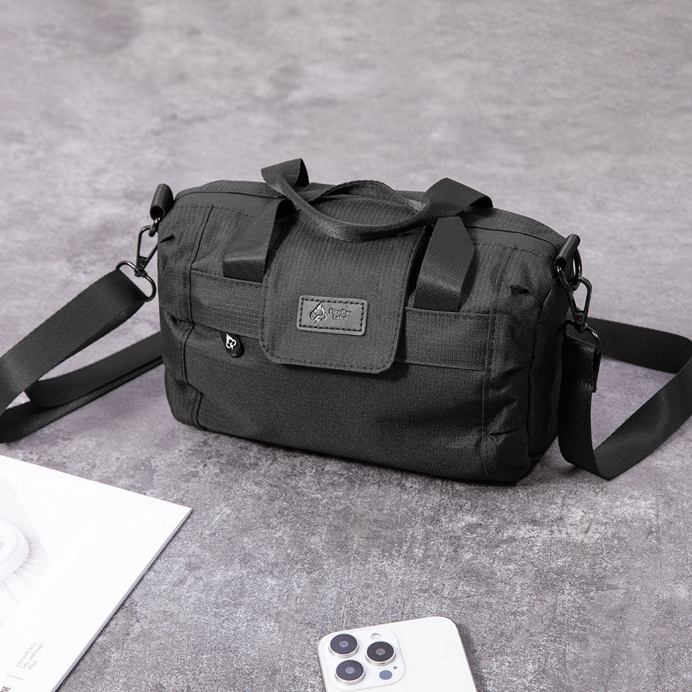Essential Smell Proof Mini Duffle Bag - Fashionable, Discreet + Hidden Lock (FireBar Labs x PBAL) Safely Fashion Powered by FireBar Labs
