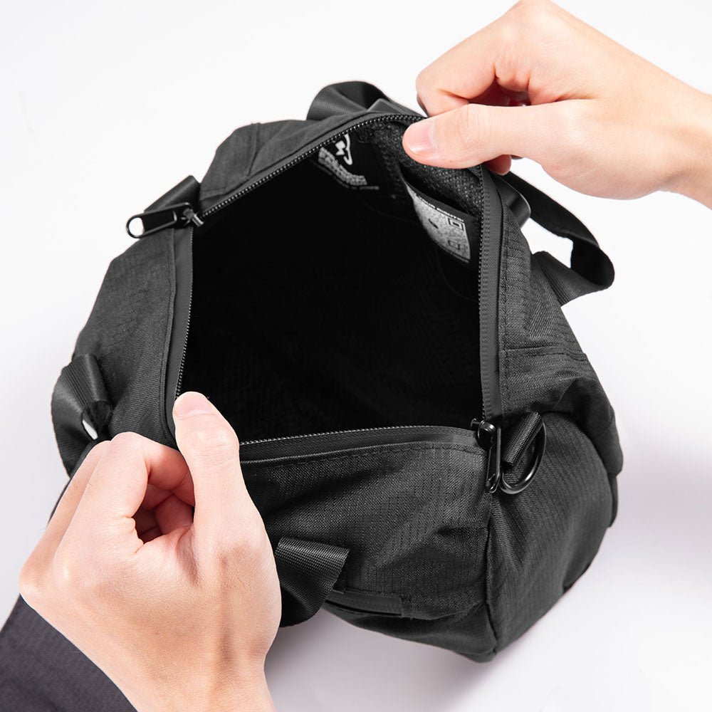 Essential Smell Proof Mini Duffle Bag - Fashionable, Discreet + Hidden Lock (FireBar Labs x PBAL) Safely Fashion Powered by FireBar Labs