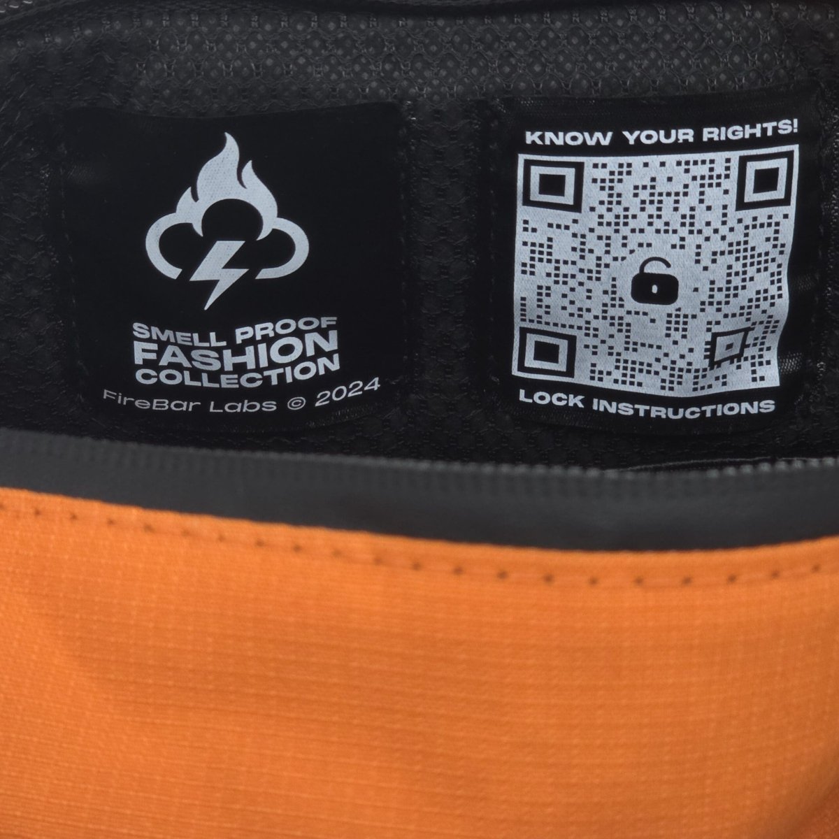 Essential Smell Proof Mini Duffle Bag - Fashionable, Discreet + Hidden Lock (FireBar Labs x PBAL) Safely Fashion Powered by FireBar Labs