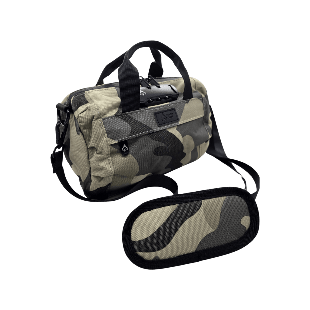 Essential Smell Proof Mini Duffle Bag - Fashionable, Discreet + Hidden Lock (FireBar Labs x PBAL) Safely Fashion Powered by FireBar Labs