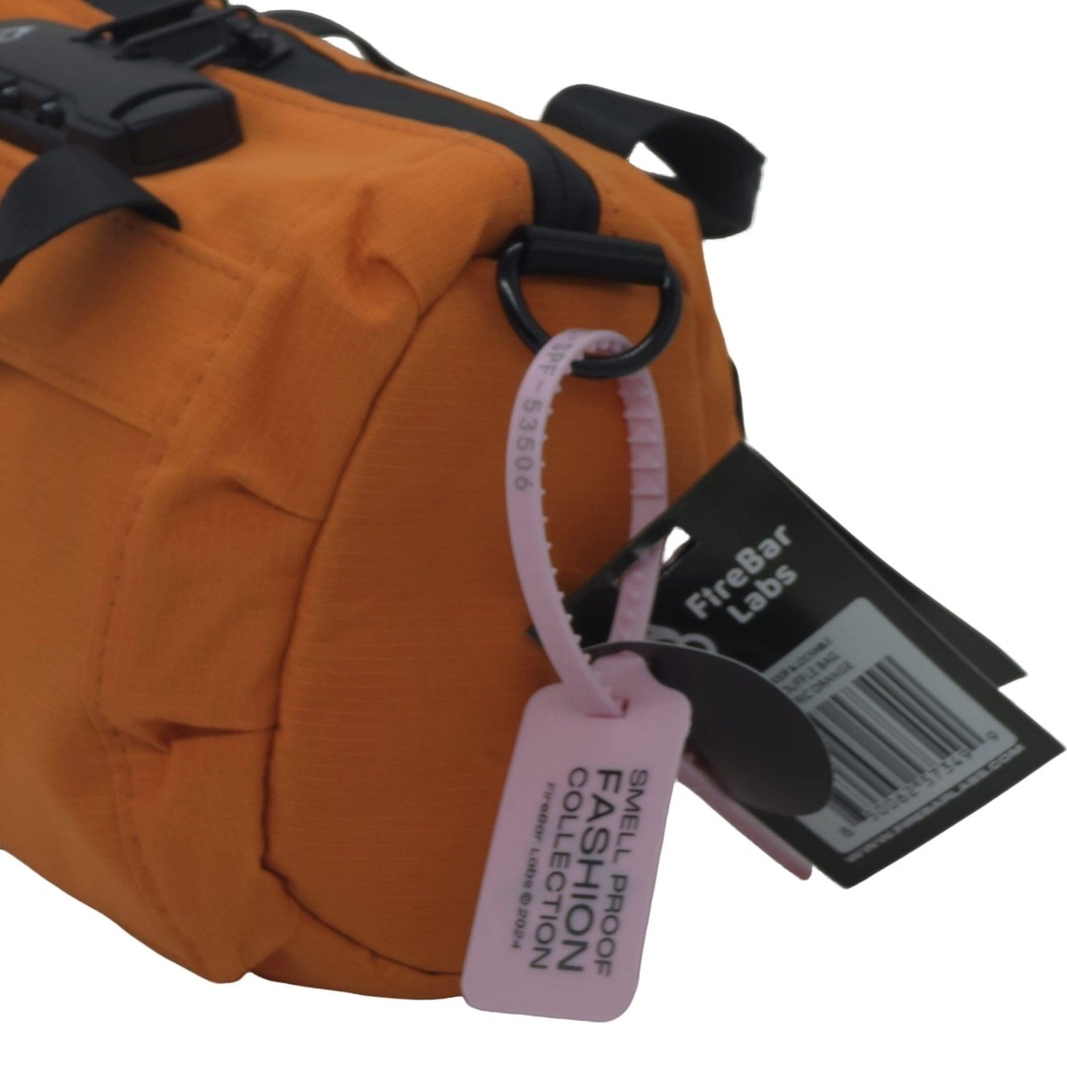 Essential Smell Proof Mini Duffle Bag - Fashionable, Discreet + Hidden Lock (FireBar Labs x PBAL) Safely Fashion Powered by FireBar Labs
