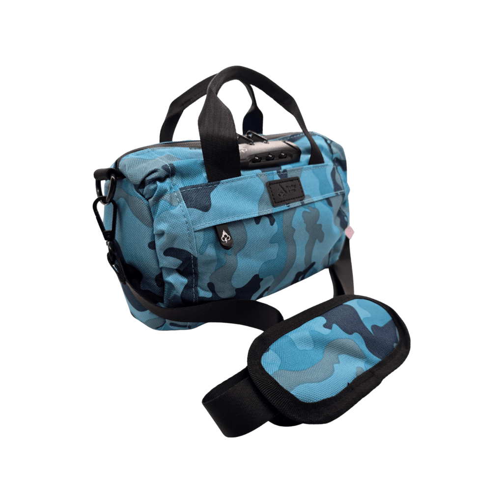 Essential Smell Proof Mini Duffle Bag - Fashionable, Discreet + Hidden Lock (FireBar Labs x PBAL) Safely Fashion Powered by FireBar Labs