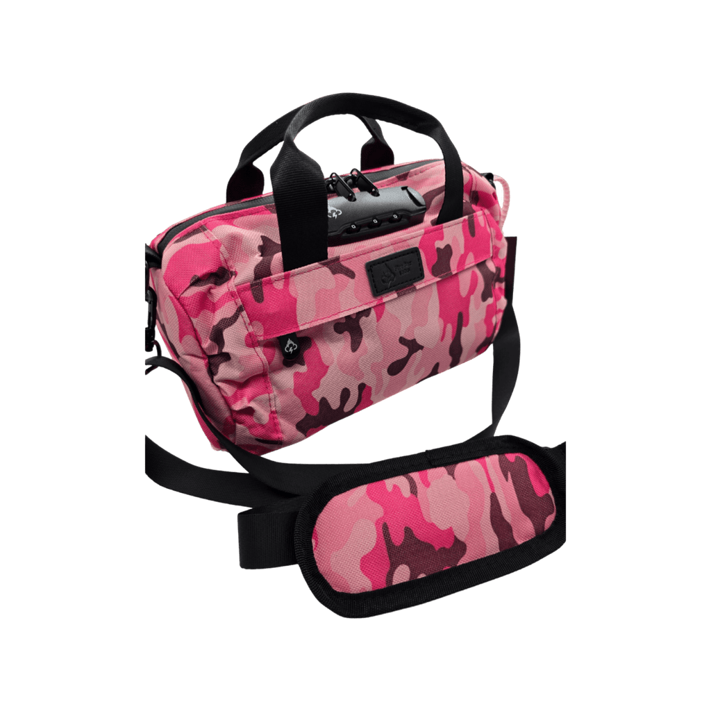 Essential Smell Proof Mini Duffle Bag - Fashionable, Discreet + Hidden Lock (FireBar Labs x PBAL) Safely Fashion Powered by FireBar Labs