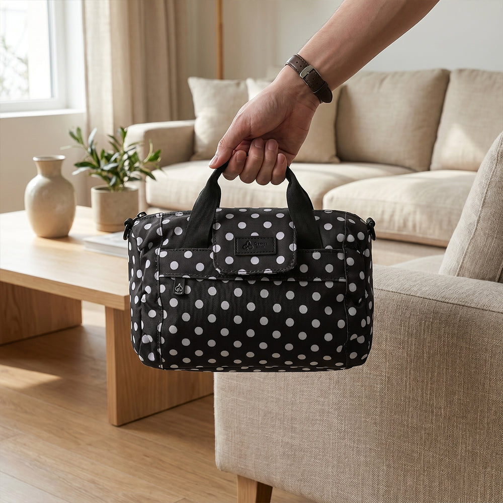 Essential Smell Proof Mini Duffle Bag - Fashionable, Discreet + Hidden Lock (FireBar Labs x PBAL) Safely Fashion Powered by FireBar Labs