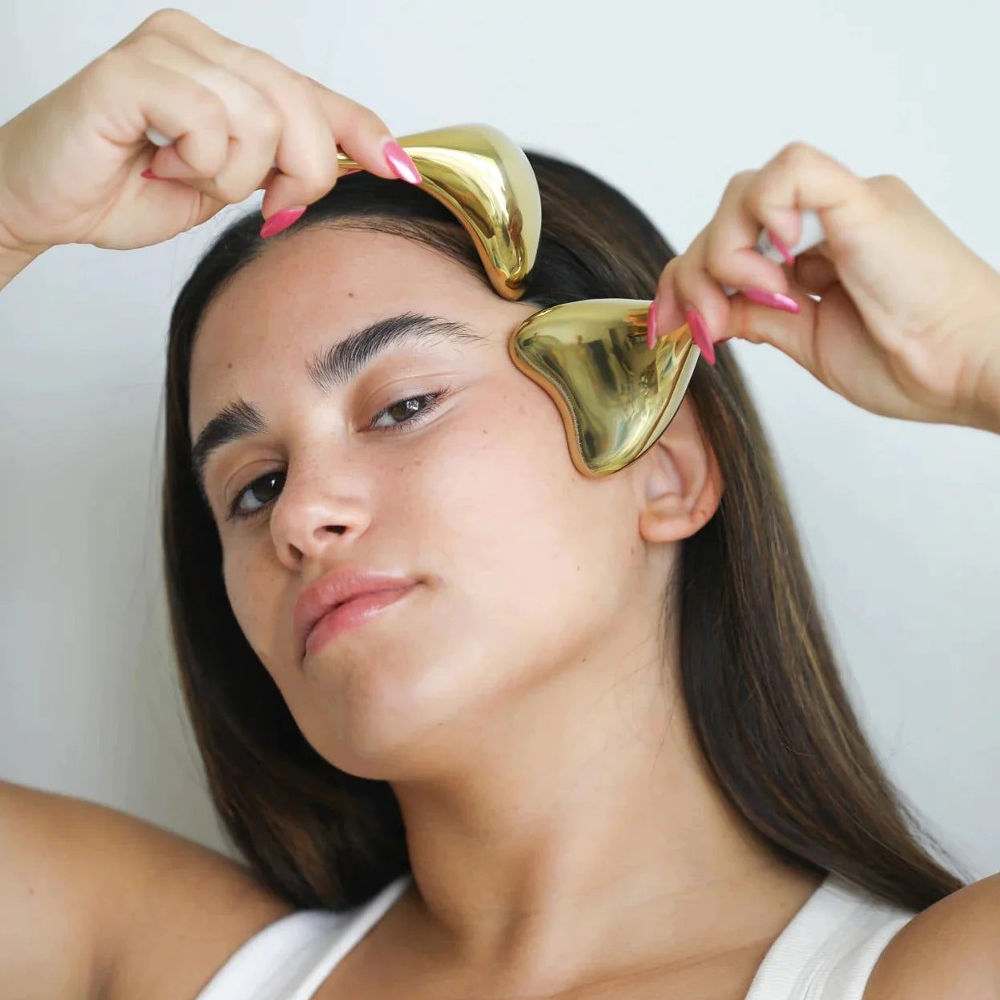 Tilley + Me Cryo Face Sculpting Gua Sha for Wrinkles - Hypoallergenic and Instant Cool Tilley + Me