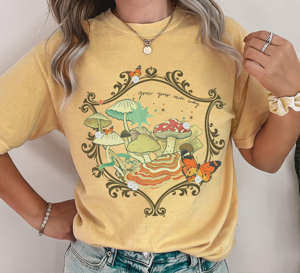 Grow Your Own Way Mystical Comfort Colors Tshirt Refinery No. 1