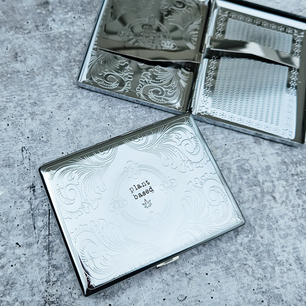 Plant Based Funny Cigarette Case for Vegan Salt and Sparkle