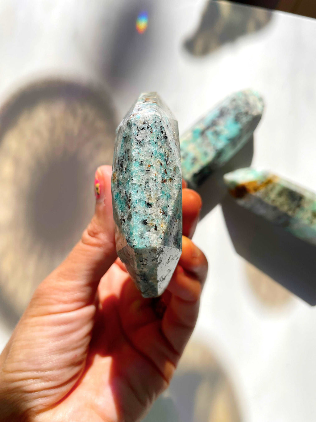 Amazonite Hexagon - AAA Baltic Mermaid
