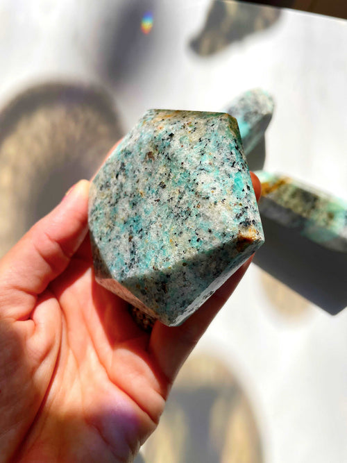 Amazonite Hexagon - AAA Baltic Mermaid