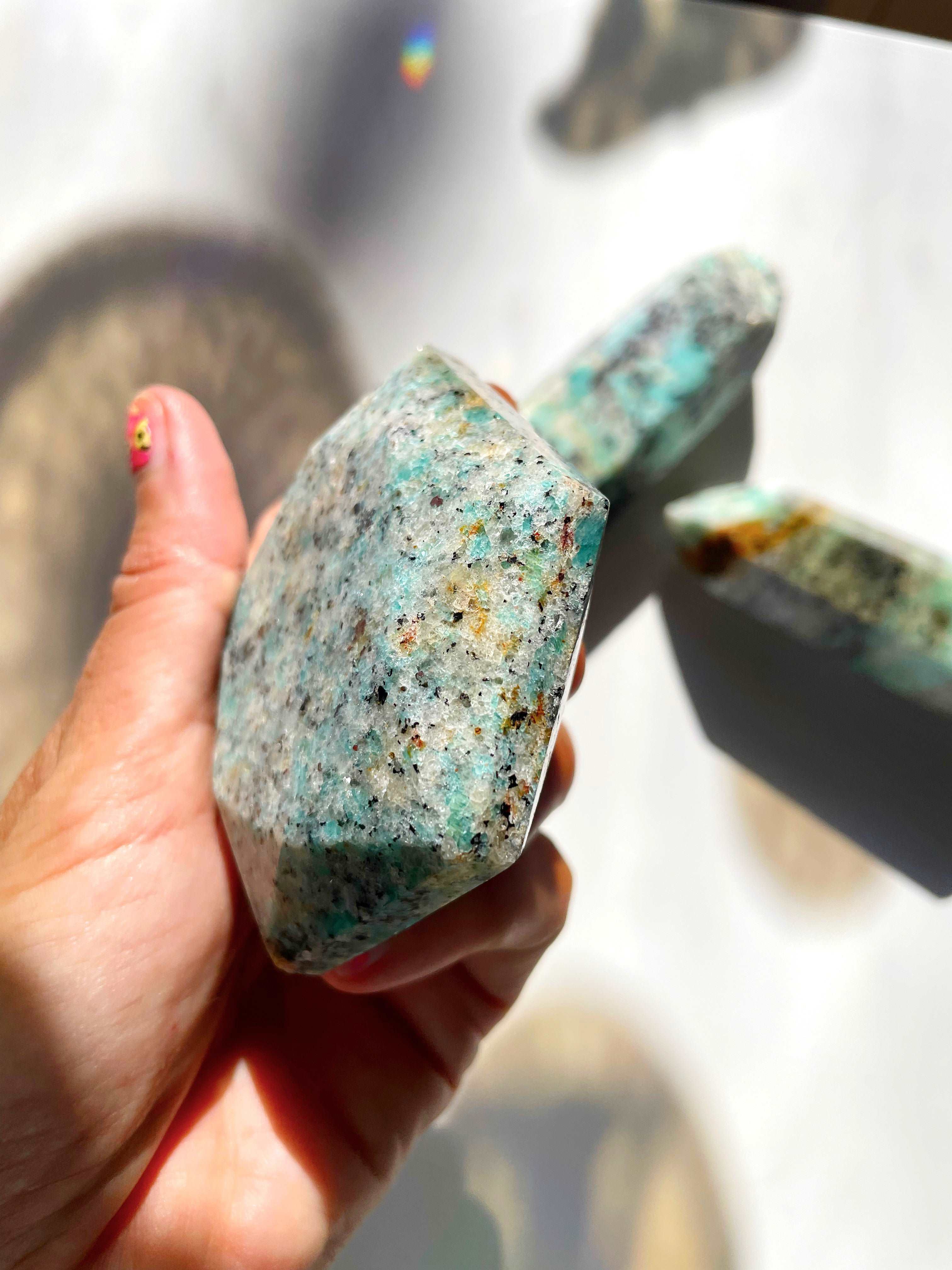 Amazonite Hexagon - AAA Baltic Mermaid
