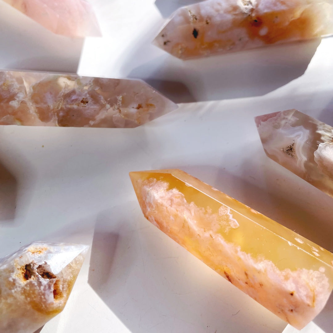 Flower Agate Lil Towers Baltic Mermaid