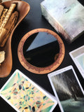 Obsidian Scrying Mirror Keven Craft Rituals
