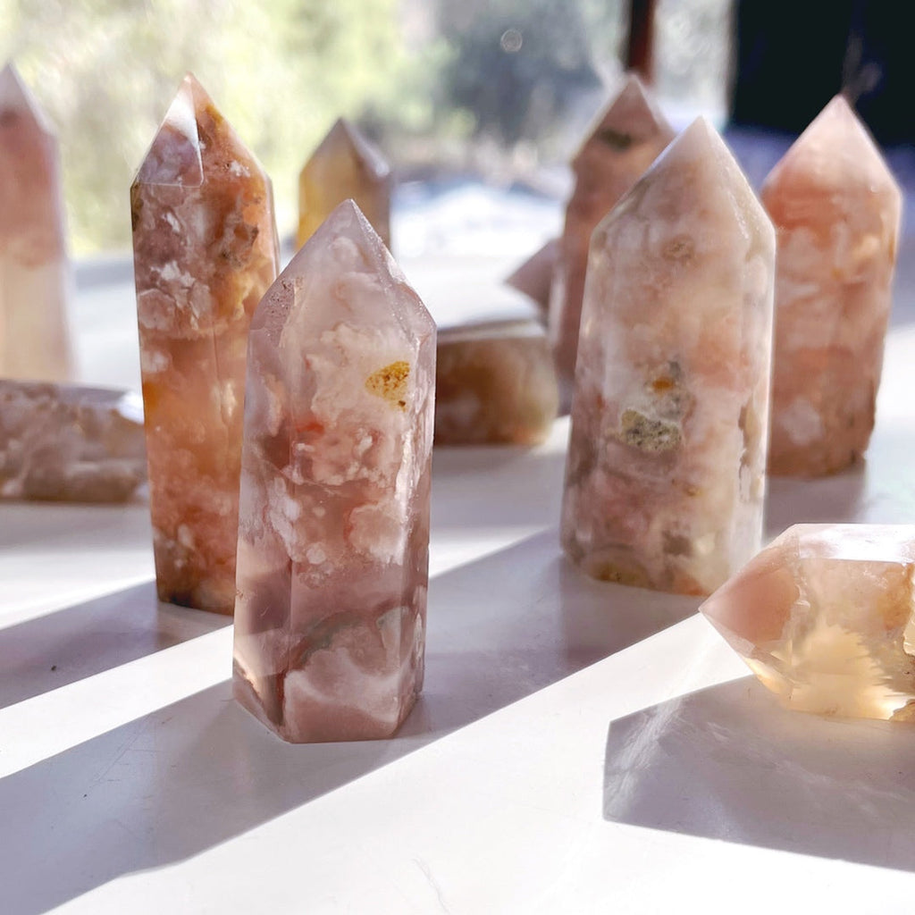 Flower Agate Lil Towers Baltic Mermaid