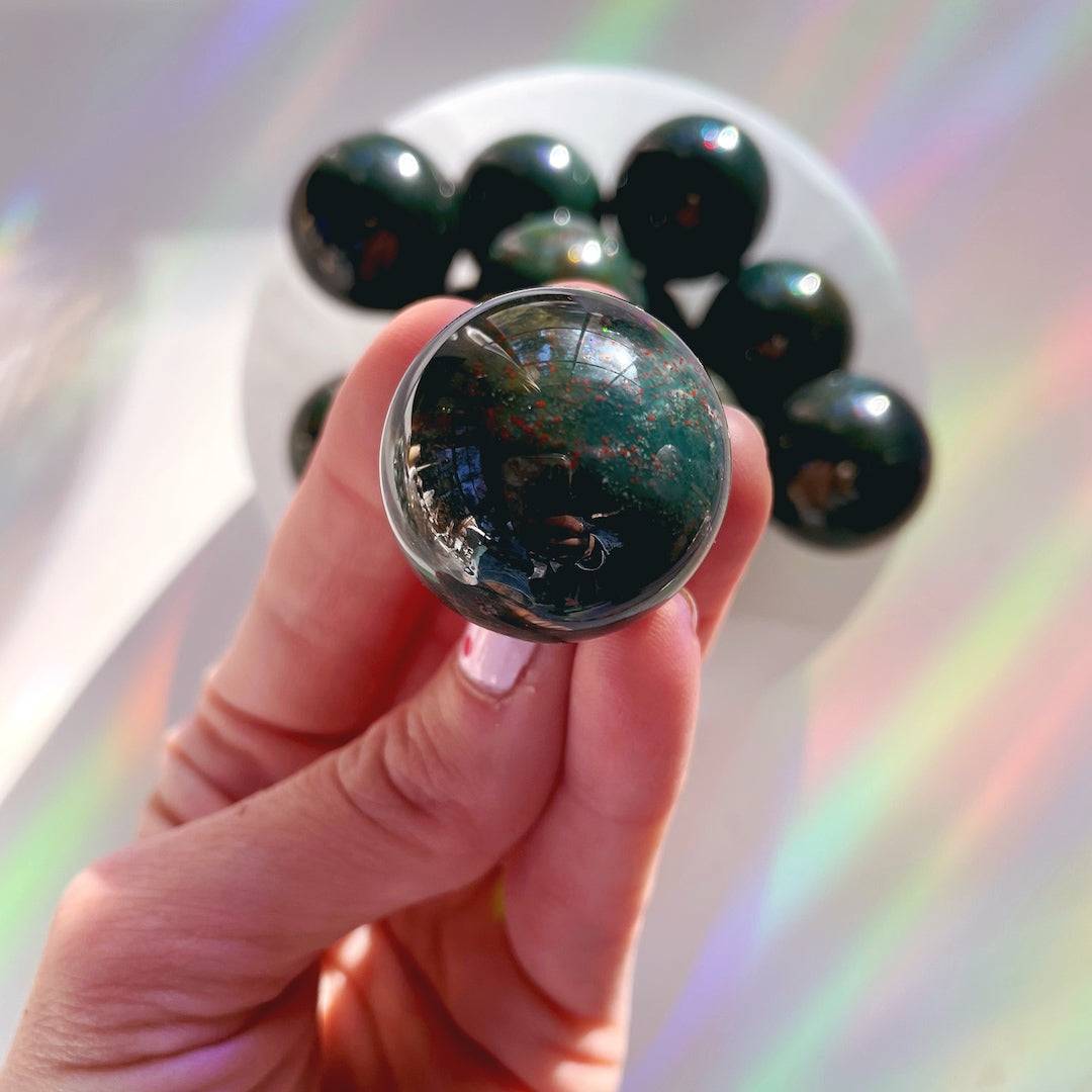 Bloodstone Lil Spheres Baltic Mermaid