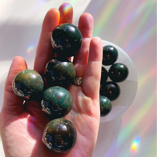 Bloodstone Lil Spheres Baltic Mermaid