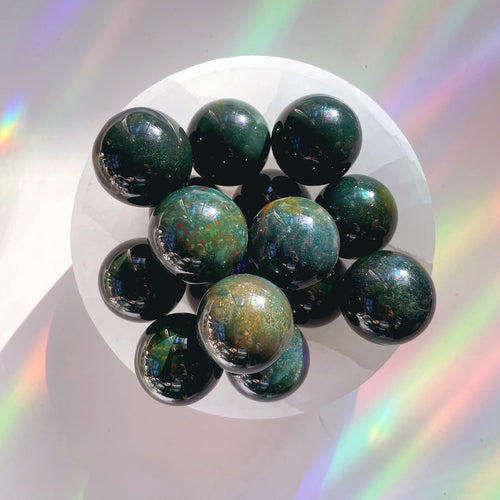 Bloodstone Lil Spheres Baltic Mermaid