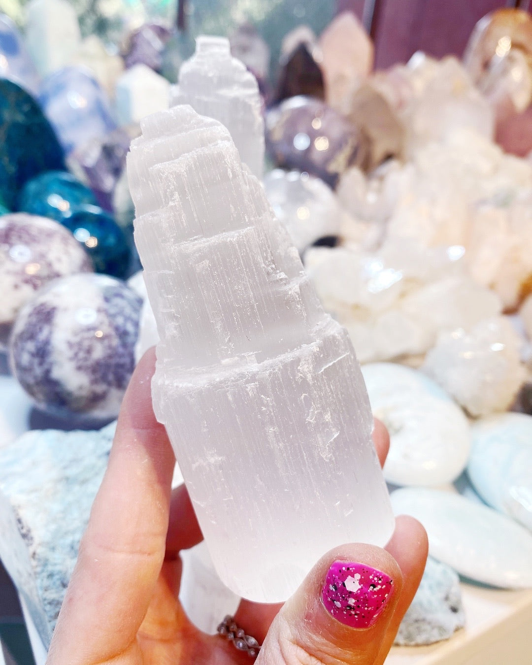 Selenite Towers Baltic Mermaid