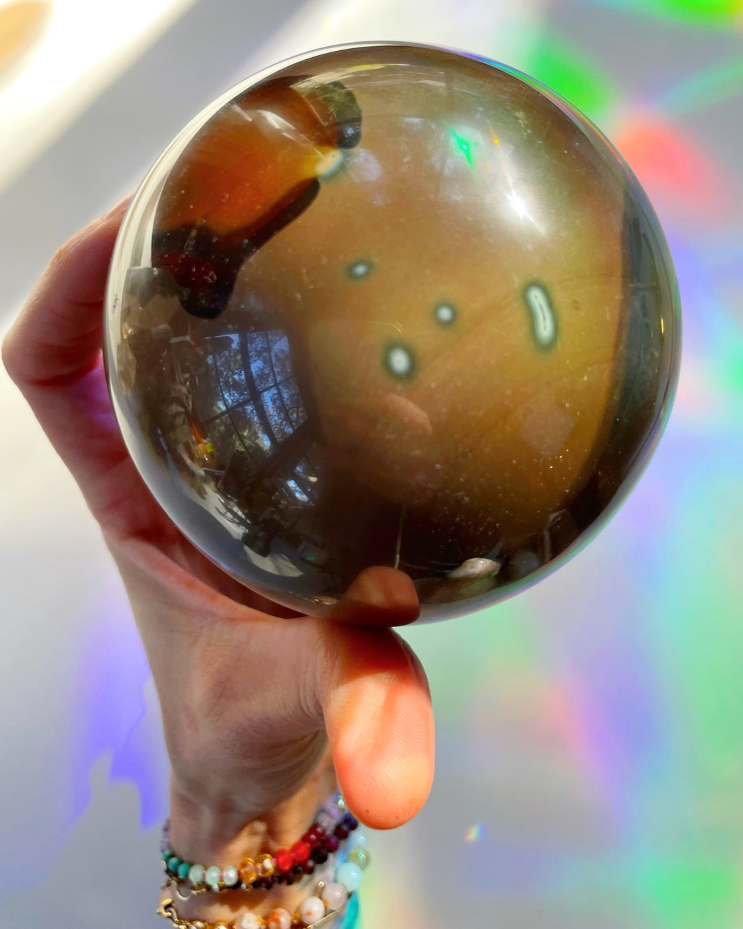 Polychrome Jasper Sphere - Large Baltic Mermaid