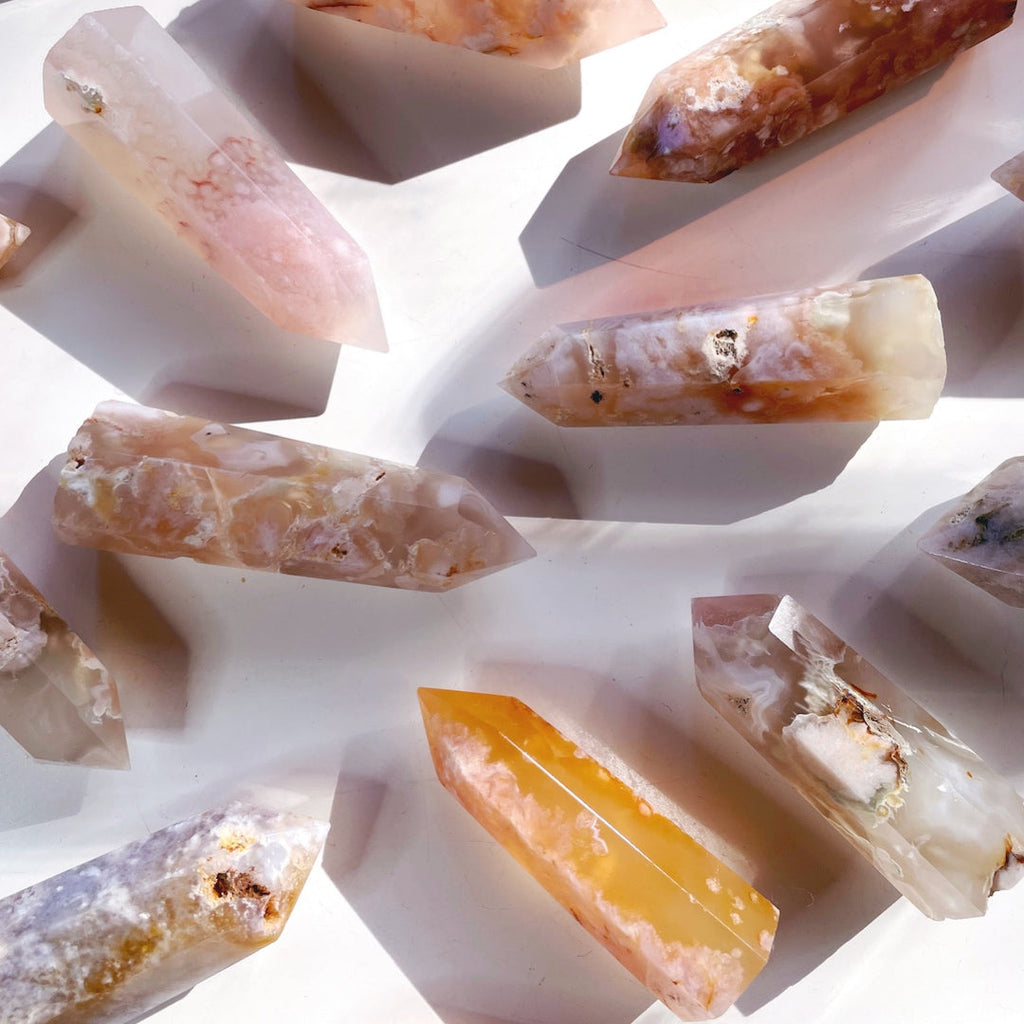 Flower Agate Lil Towers Baltic Mermaid