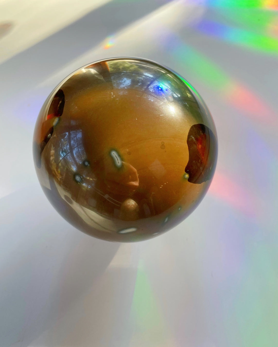 Polychrome Jasper Sphere - Large Baltic Mermaid