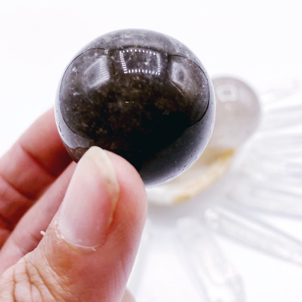 Lil’ Smoky Quartz Spheres Baltic Mermaid
