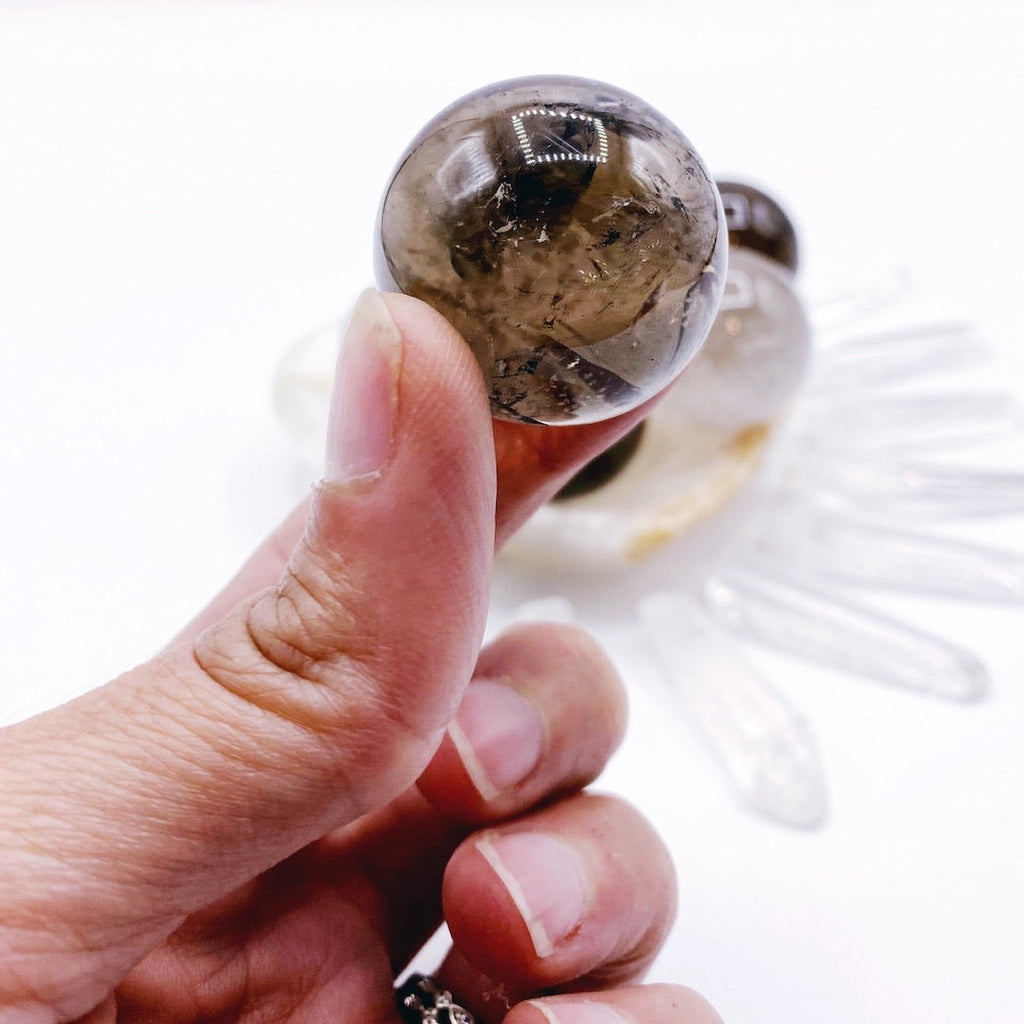 Lil’ Smoky Quartz Spheres Baltic Mermaid
