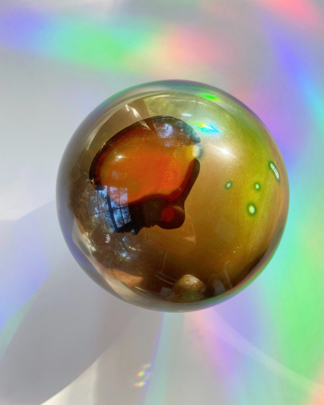 Polychrome Jasper Sphere - Large Baltic Mermaid