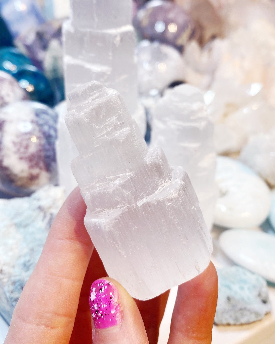 Selenite Towers Baltic Mermaid