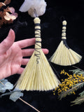 Natural Altar Brooms - 6- 7” Tampico Keven Craft Rituals