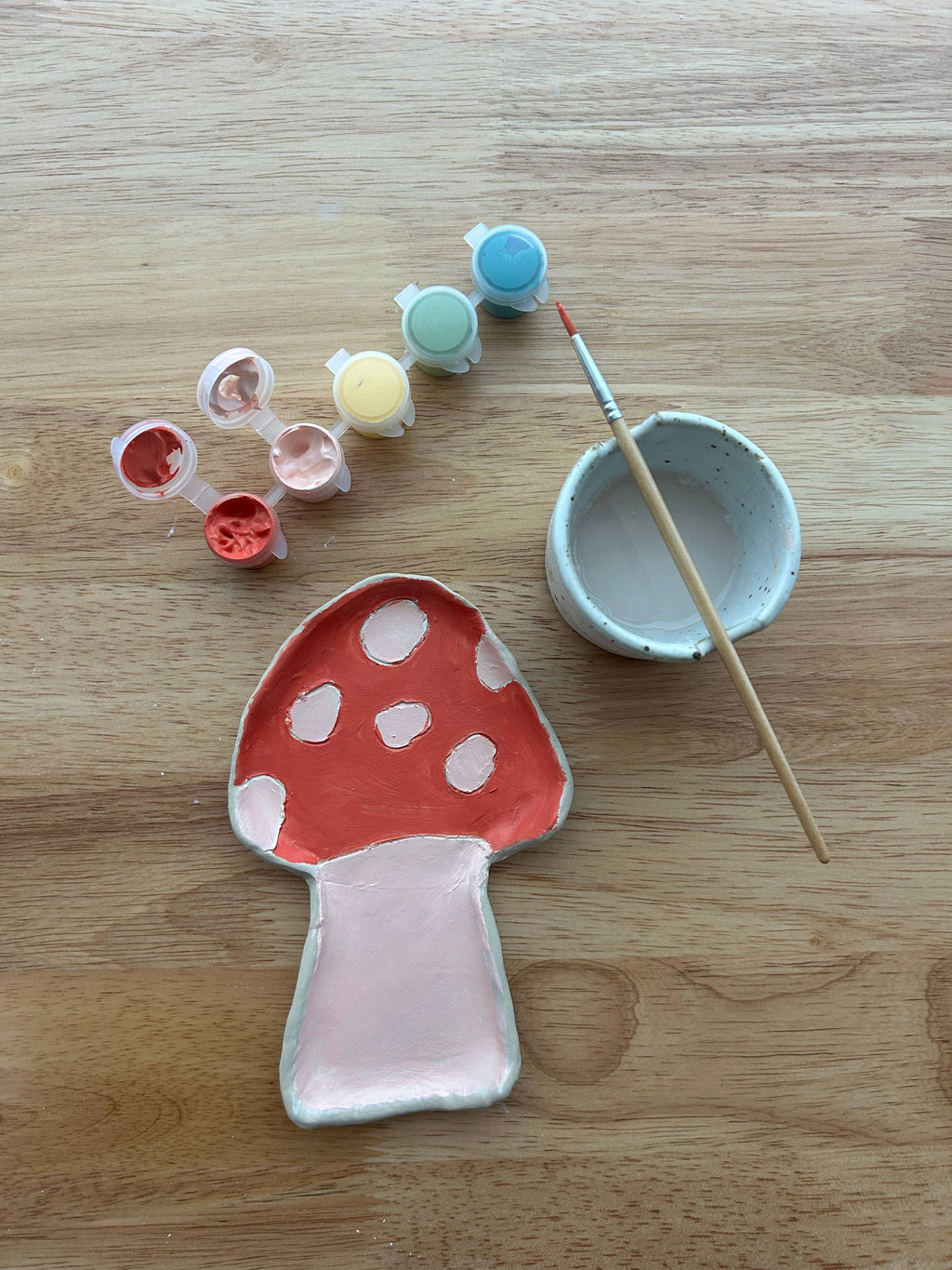 DIY Air Dry Clay Kit- Make Your Own Mushroom Dish JT Trading Post