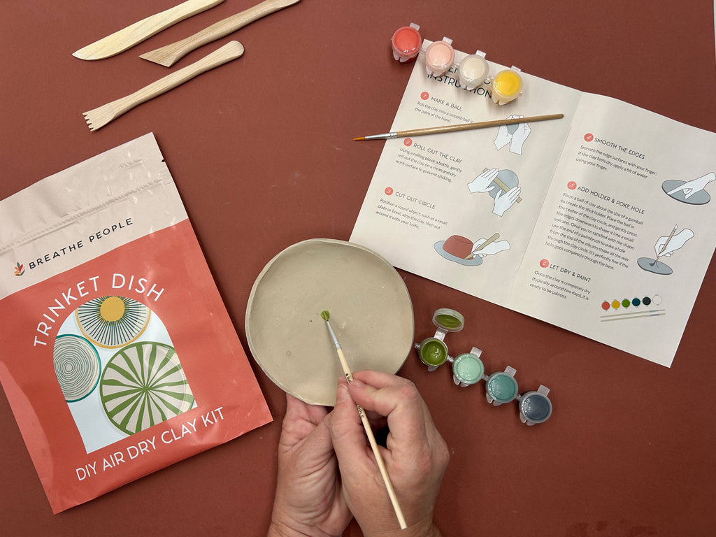 DIY Air Dry Clay Kit- Make Your Own Mushroom Dish JT Trading Post