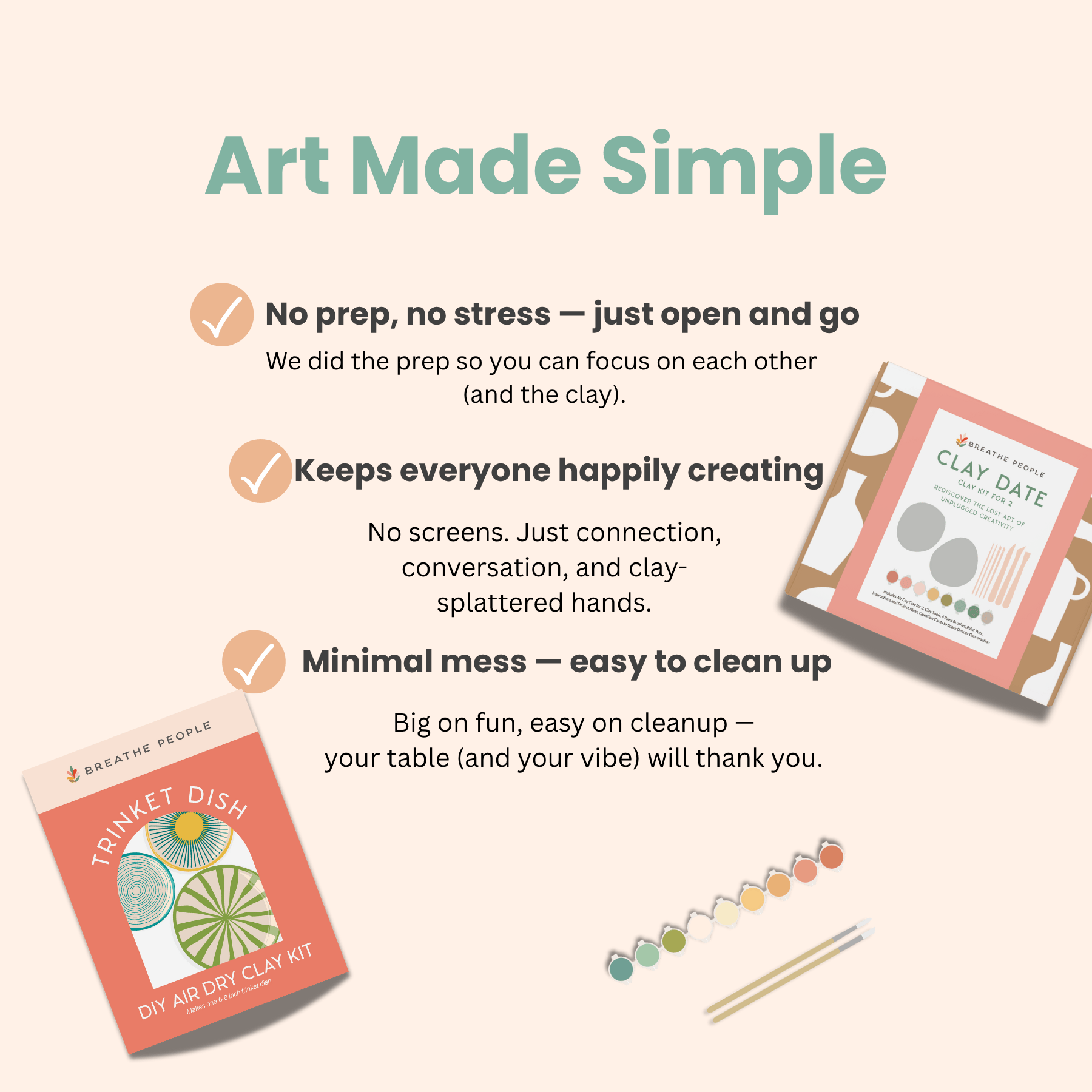 DIY Air Dry Clay Kit- Make Your Own Mushroom Dish JT Trading Post