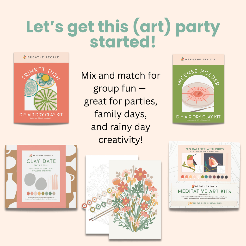 DIY Air Dry Clay Kit- Make Your Own Mushroom Dish JT Trading Post