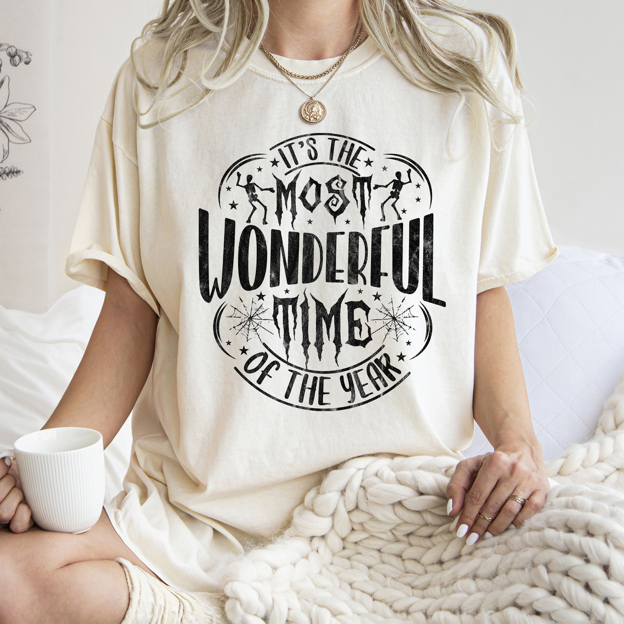 It's The Most Wonderful Time Of The Year Retro Halloween Vintage Comfort Colors Tee Refinery No. 1