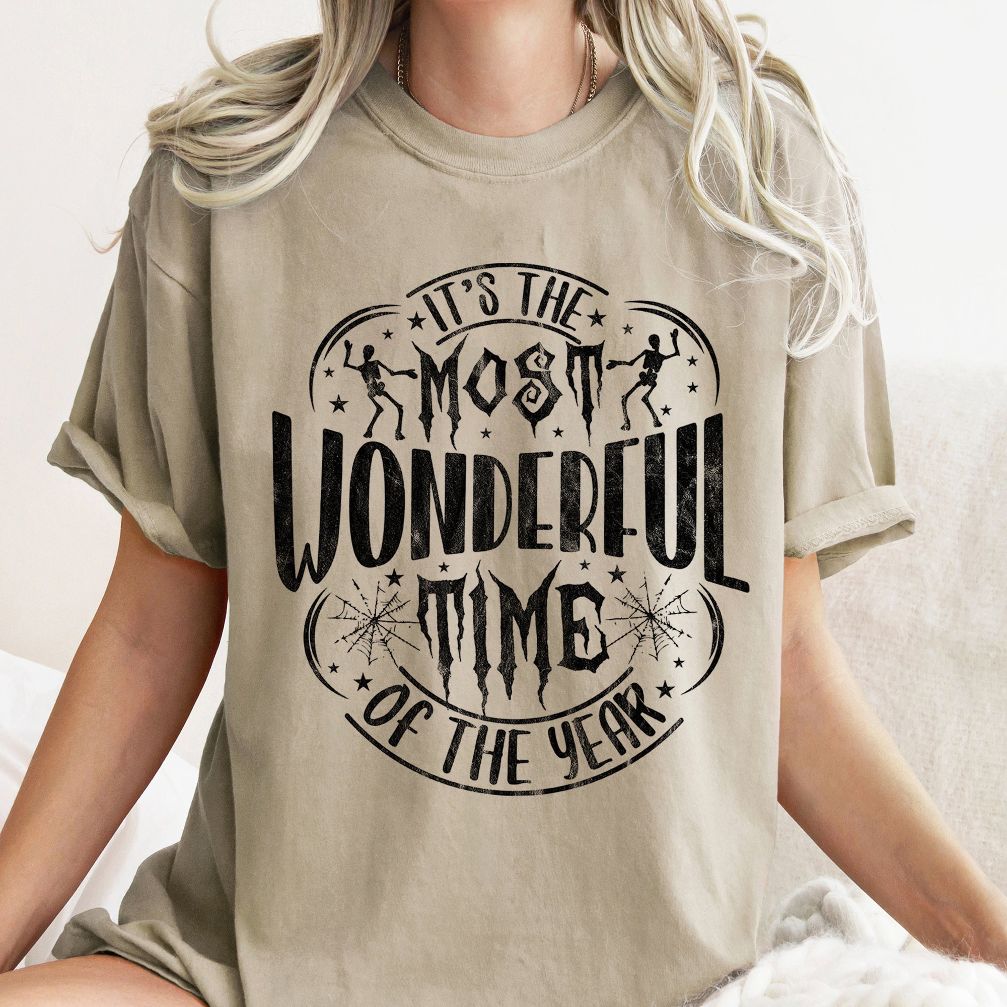 It's The Most Wonderful Time Of The Year Retro Halloween Vintage Comfort Colors Tee Refinery No. 1