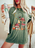 Mushrooms And Butterflies Celestial Comfort Colors Tshirt Refinery No. 1