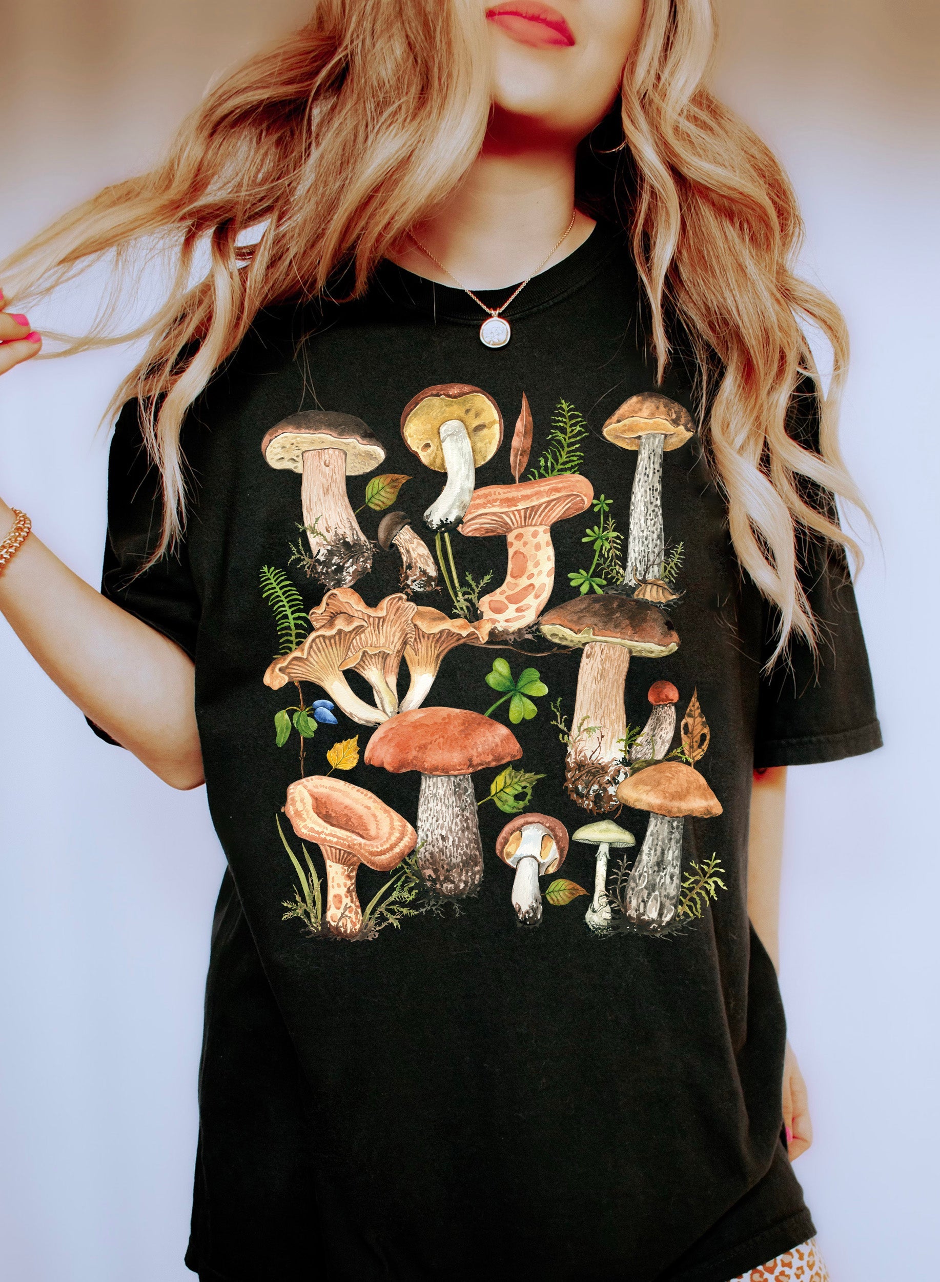 Mushroom Mix Mystical Comfort Colors Tee Refinery No. 1