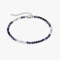 Blue Ombre Semi-Precious Beaded Anklet ALEX AND ANI