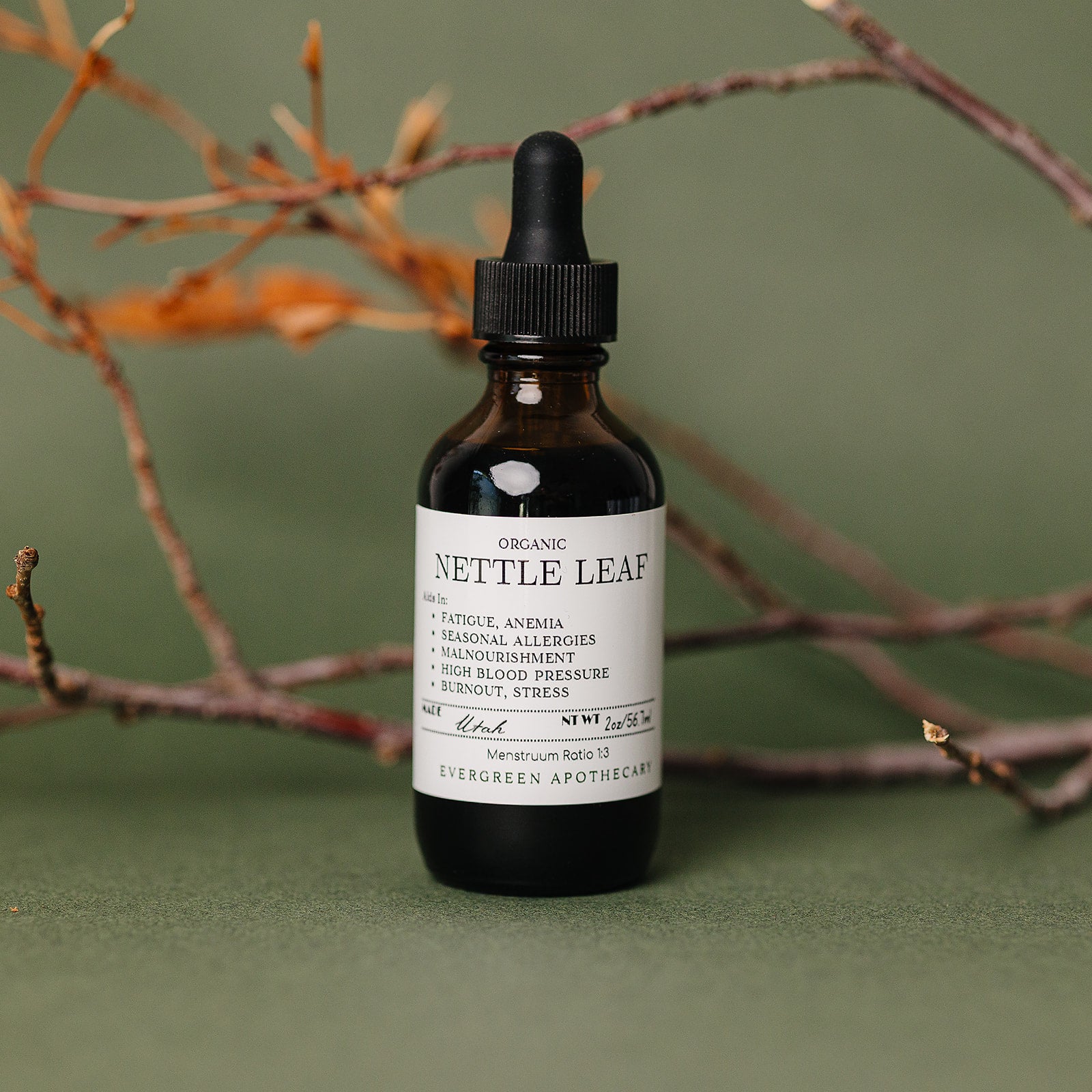 Nettle Leaf Tincture Evergreen Apothecary