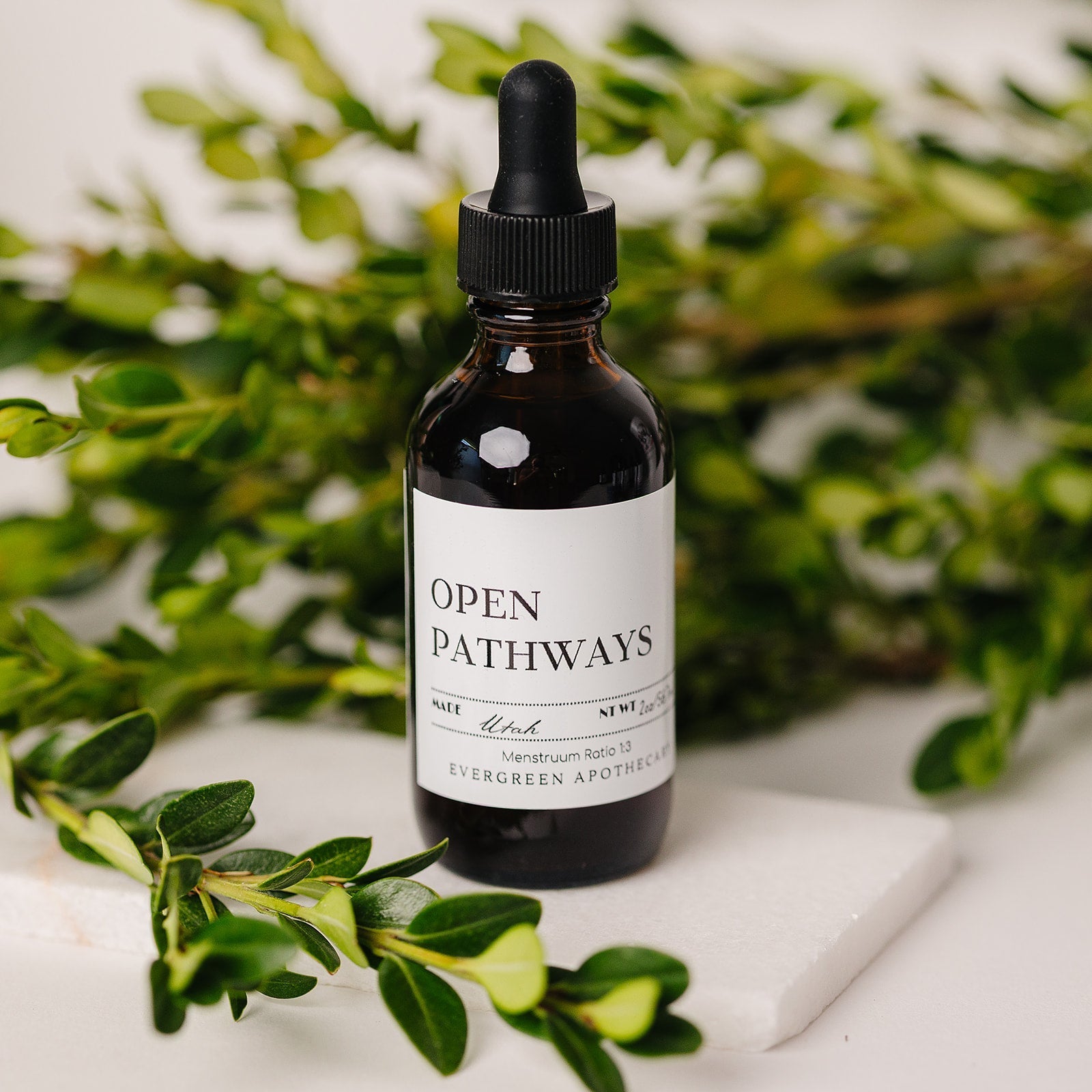 Open Pathways, Tincture Evergreen Apothecary