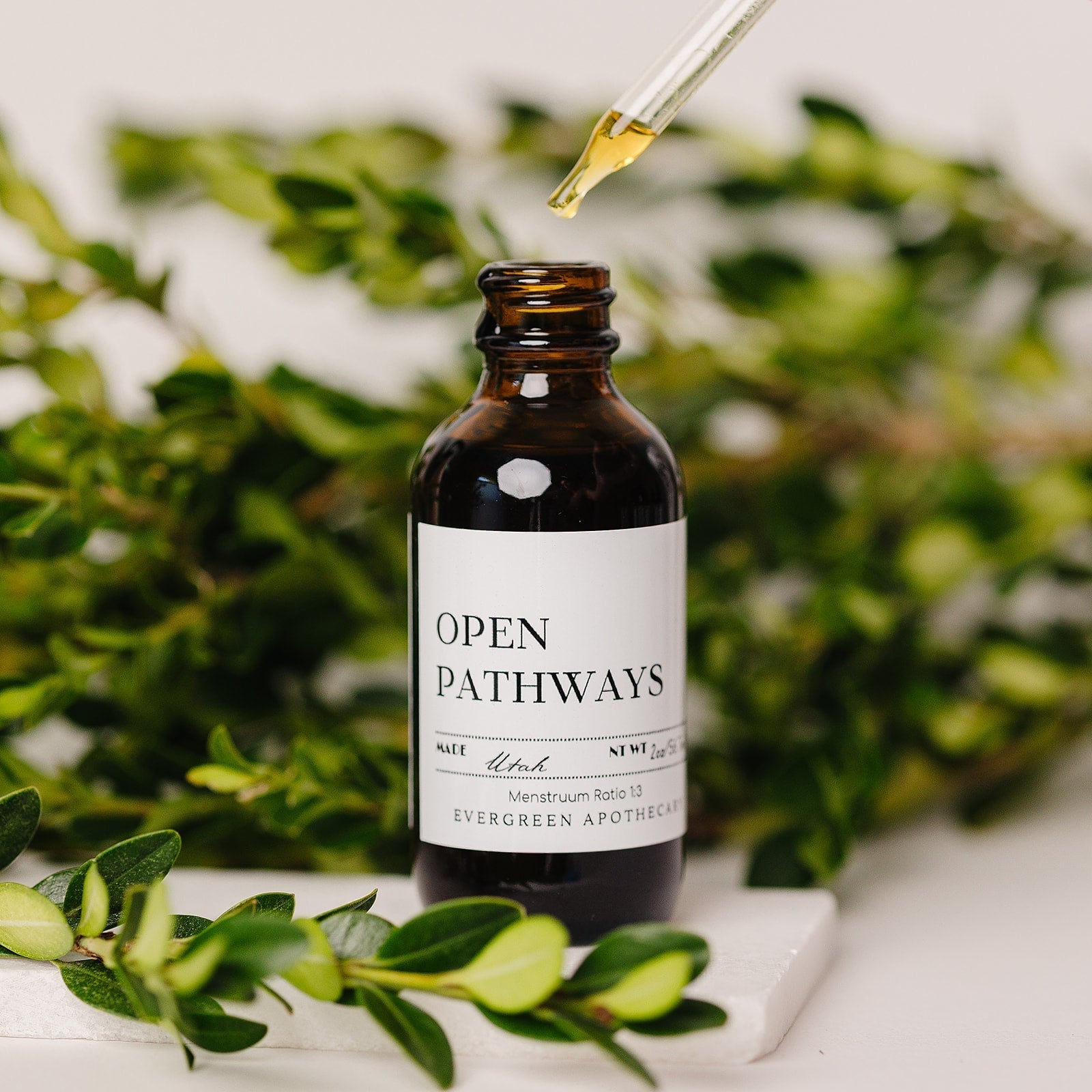 Open Pathways, Tincture Evergreen Apothecary
